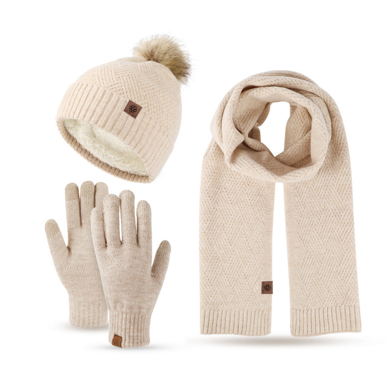 Inverno quente lã chapéu cache - Wool Glove Lined avaliação e preço