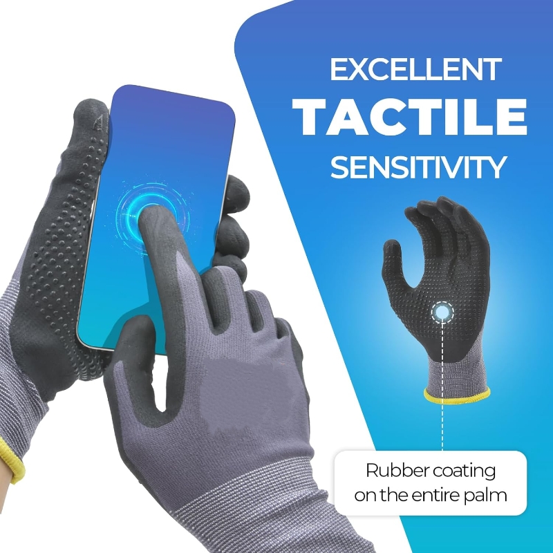 Luvas de trabalho de segurança - Nitrile Mechanic Glove avaliação e preço