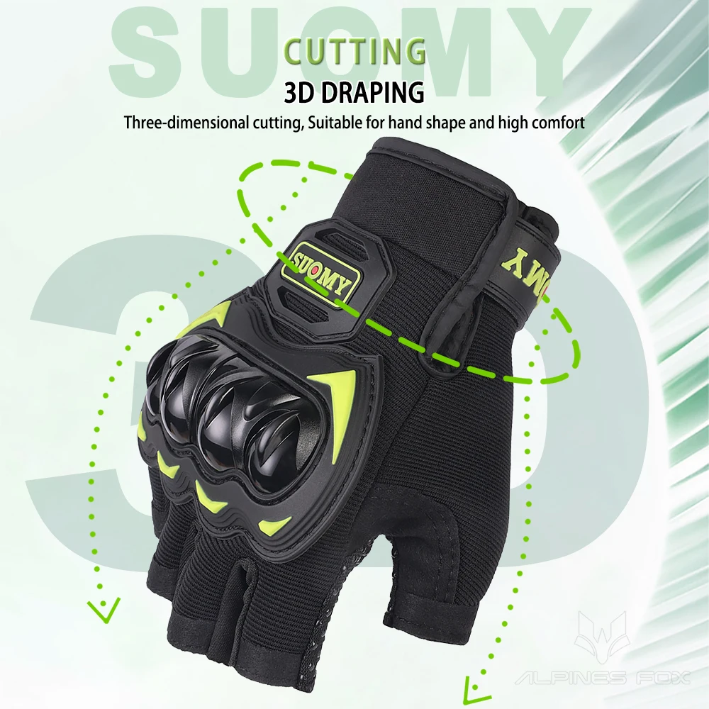 Suomy verão luvas da motocicle - Cycling Glove Padded avaliação e preço