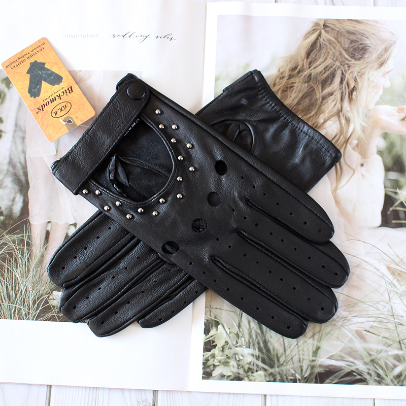 Verão dirigindo todos os dedos - Leather Driving Glove avaliação e preço