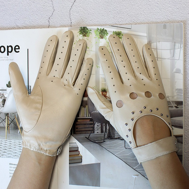 Verão dirigindo todos os dedos - Leather Driving Glove avaliação e preço